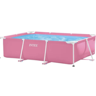 Piscina Estructural Rectangular INTEX 220 x 150 x 60 cm, 1.662L Rosada