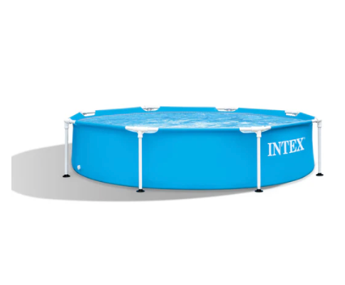 Piscina Estructural Redonda INTEX Metal Frame, 244 x 51 cm, 1.828 Litros