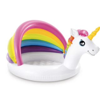 Piscina Inflable Infantil INTEX con Parasol Unicornio